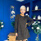 Georgia Leopard Cord Mini Shift Dress