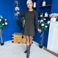 Georgia Leopard Cord Mini Shift Dress