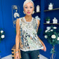 Kloe Large Sequin Top Gold