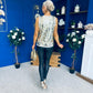 Kloe Large Sequin Top Gold