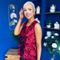 Kloe Large Sequin Top Wine