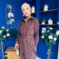Savora Suede Mini Dress Chocolate