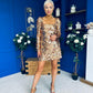 Anita Occasion Sequin Mini Dress Gold
