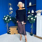 Tia Off Shoulder Knit Jumper Coco