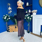 Tia Off Shoulder Knit Jumper Coco