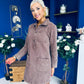 Ryan Cord Mini Shift Dress Coco