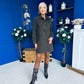 Janis Leopard Cord Mini Shift Dress