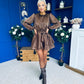 Macie Layered Mini Dress Coco