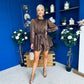Macie Layered Mini Dress Coco