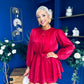 Macie Layered Mini Dress Red