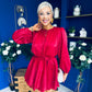 Macie Layered Mini Dress Red