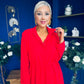 Bradley Detailed Midi Dress Red