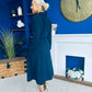 Bradley Detailed Midi Dress Navy