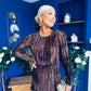 Molly Long Sleeve Occasion Dress Burnout Coco