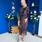 Molly Long Sleeve Occasion Dress Burnout Coco