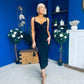 Sidney Embellished Occasion Dress Black