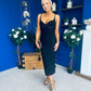 Sidney Embellished Occasion Dress Black
