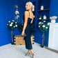 Sidney Embellished Occasion Dress Black