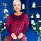 Dakota Detailed Velvet Occasion Dress Wine