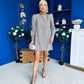 Charlotte Mini Shift Dress Camel Check
