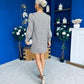Charlotte Mini Shift Dress Camel Check