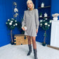 Charlotte Mini Shift Dress Camel Check