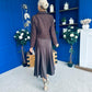 Camilla Detailed Tweed Jacket Chocolate