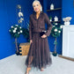 Camilla Detailed Tweed Jacket Chocolate
