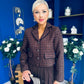 Camilla Detailed Tweed Jacket Chocolate