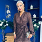 Mattie Banded Mini Dress Burnout Chocolate