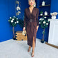 Ester Detailed Midi Dress Coco
