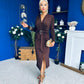 Ester Detailed Midi Dress Coco