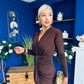 Ester Detailed Midi Dress Coco