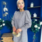 Stephanie Mini Shift Dress Taupe Check