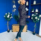 Fallon Full Sequin Blazer Rose Gold