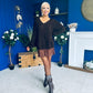 Sami Knitted Jumper Dress Chocolate