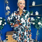 Dorothy Printed Mini Shirt Dress Green