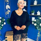 Sami Knitted Jumper Dress Black