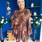 Maura High Neck Mini Dress Coco