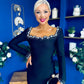 Celia Embellished Occasion Dress Black PRE ORDER Arriving 24 Oct