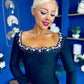 Celia Embellished Occasion Dress Black PRE ORDER Arriving 24 Oct