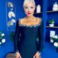 Celia Embellished Occasion Dress Black PRE ORDER Arriving 24 Oct
