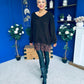Sami Knitted Jumper Dress Chocolate