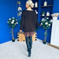 Sami Knitted Jumper Dress Chocolate