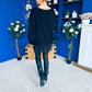 Sami Knitted Jumper Dress Black