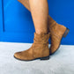 Philis Faux Suede Ankle Boots Camel