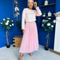 Celine Detailed Tulle Skirt Pink