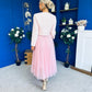 Celine Detailed Tulle Skirt Pink