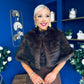 Helen Faux Fur Shawl Coco