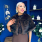 Helen Faux Fur Shawl Coco